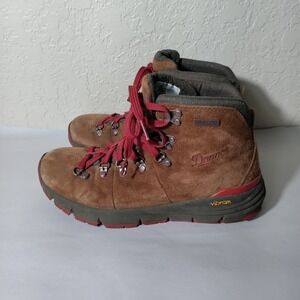 Danner Brown and Red Green hiking Boots